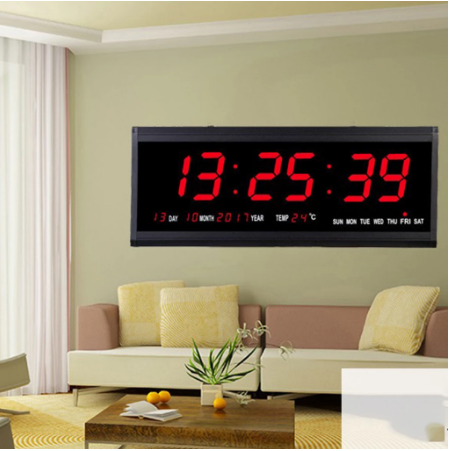 Ηλεκτρονικό ψηφιακό ρολόι τοιχου LED digital 600